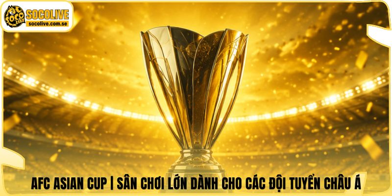 AFC Asian Cup | Sân Chơi Lớn Dành Cho Các Đội Tuyển Châu Á