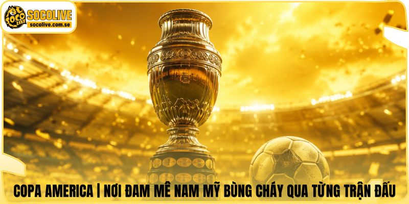 Copa America | Nơi Đam Mê Nam Mỹ Bùng Cháy Qua Từng Trận Đấu